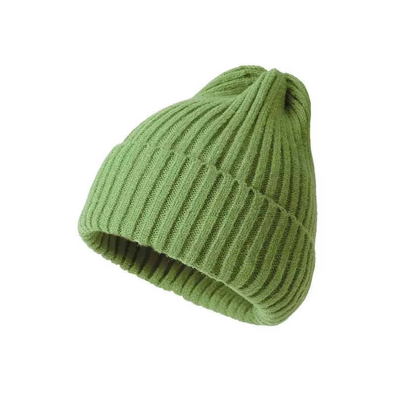 Custom Fashion New Design Unisex Winter Wool Knitted Hat Soft Warm High Quality Cable Knit Plain Beanies For Unisex