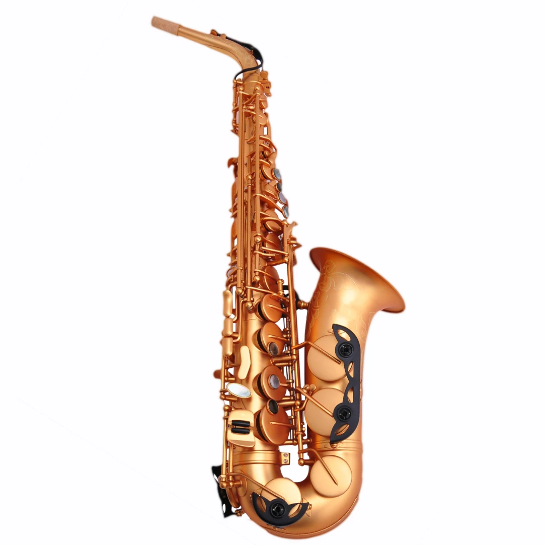 Sand golden plated surface finished sax cheaper OEM selling price sax alto