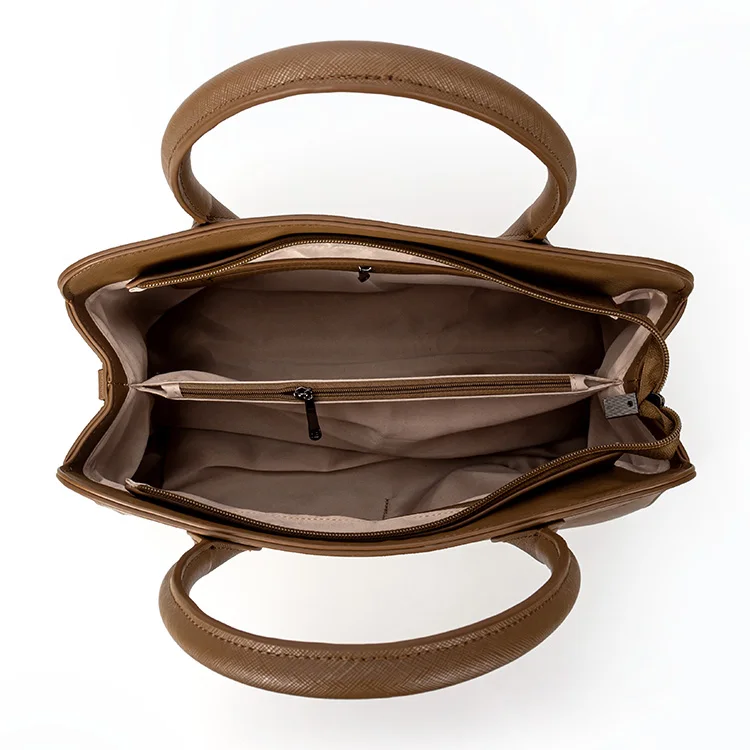 New Vintage Tote Bags Handbags for Women Leather Ladies Crossbody Bags Top Handle Womens Handbags with Zipper Pocket