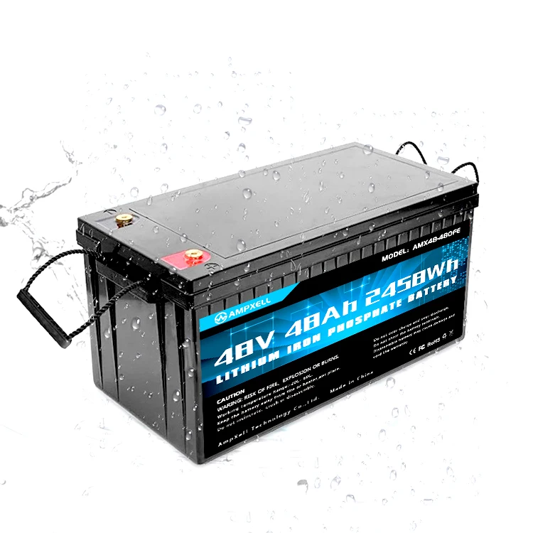 Factory Wholesale AMPXELL 48V 48Ah BMS Lifepo4 Battery powertrialysis slim cath 2458Wh for Solar Energy Storage Systems