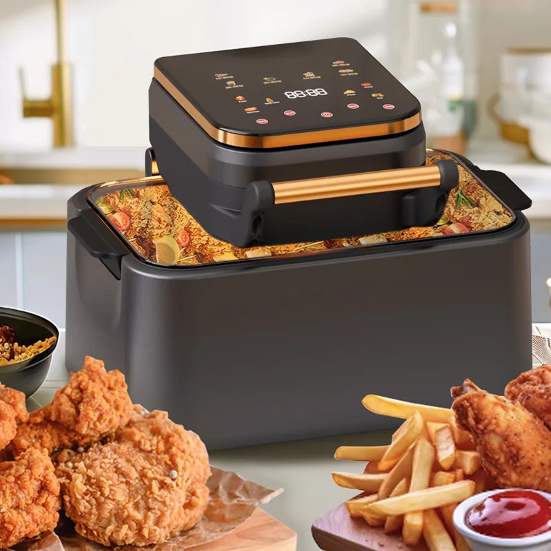 French Fries Air Fryer Without Oil One Touch Digital Control Presets Chicken Kitchen Home Appliance Air Fryer