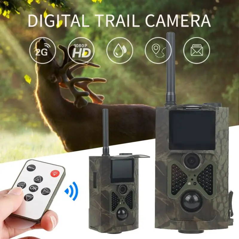 HC300M Powerful Hunting Digital Infrared Camera Trail Animal HD Camera 940NM GSM MMS SMTP Clear Imaging Super Solar Battery Life