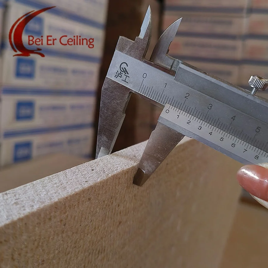 Beihua Manufacturer RH70 Smooth White 2 x 4 Ceiling Tile Fire Rated Mineral Fiber Ceiling Board