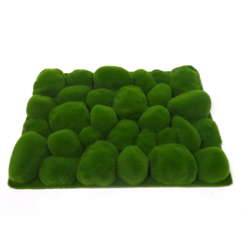 garden decoration artificial moss stone carpet cheap artificial grass carpet