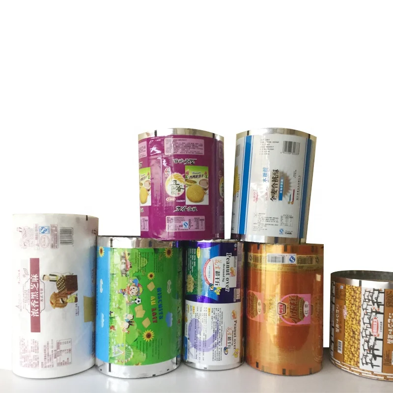 Printing  Food Grade Clear Plastic Film Roll For Packaging Plastic Cup Sealing Roll Film