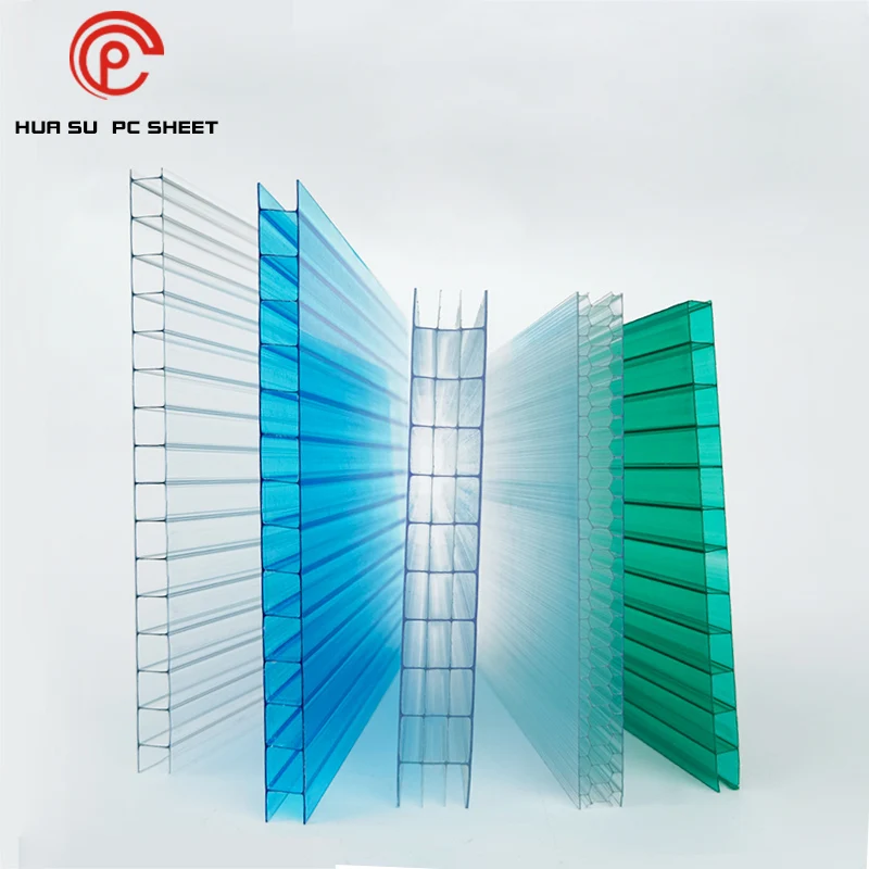 8 мм 10 мм 12 мм 14 мм 16 мм трехслойная многослойная пластиковая плитка или полый поликарбонатный лист для теплиц