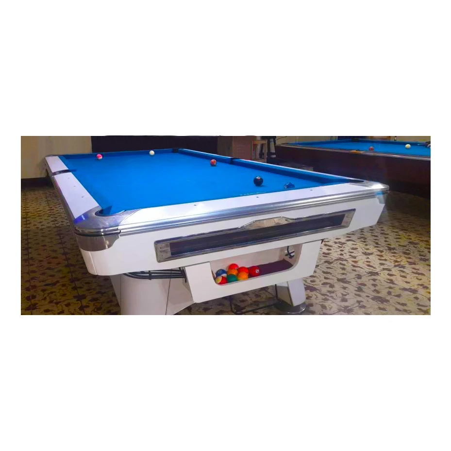 2024 Hot Sale high quality stone slate pool table Super 6th generations of customizable American pool tables for club use