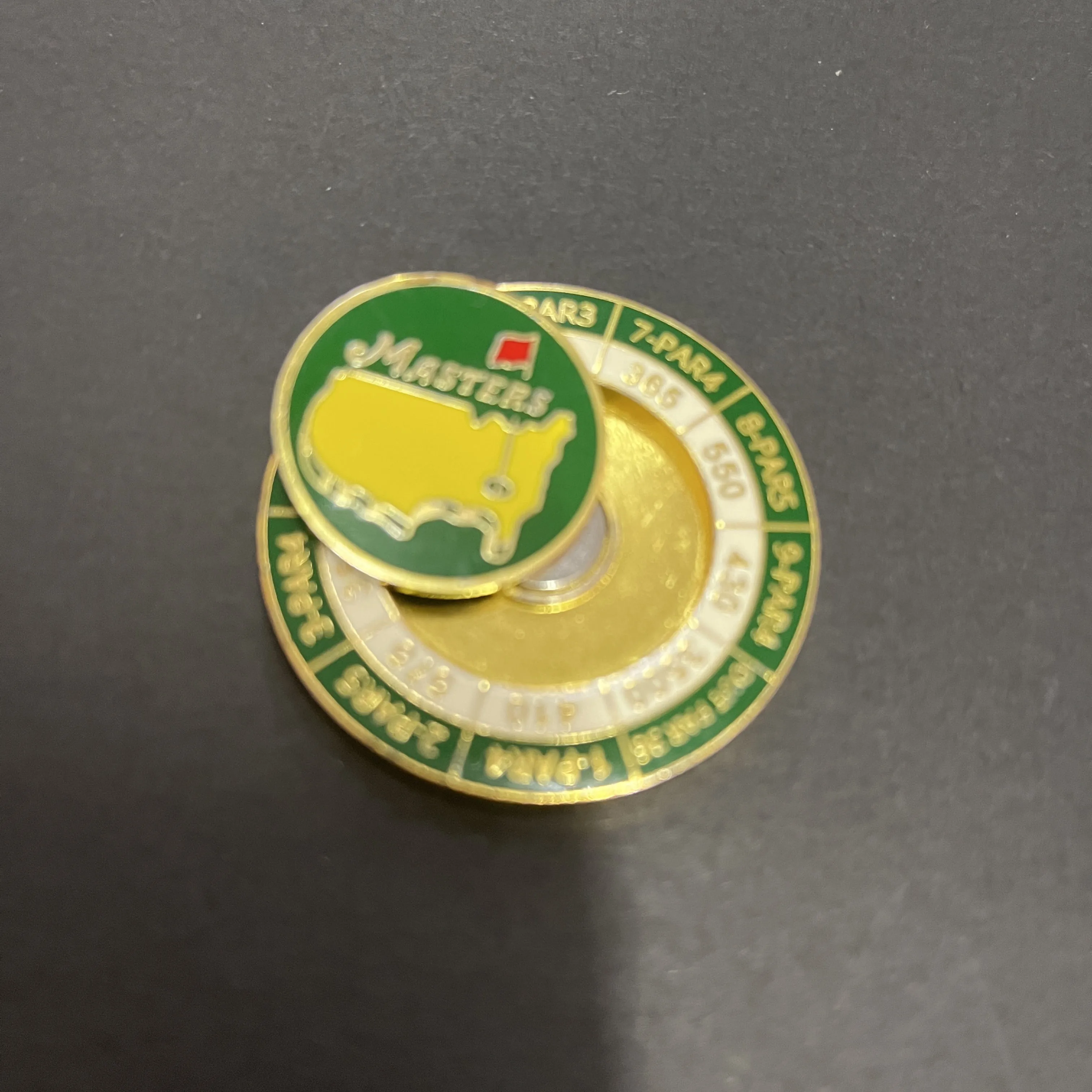 High Quality Golf Magnetic Gifts Set Challenge Coin Golf Marker For Clubs Poker Accessories Souvenirs Casino Yardage Poker Chips