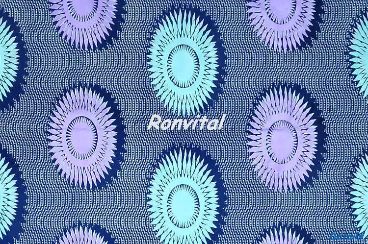 Wholesale factory lowest price african super woodine wax cotton fabric