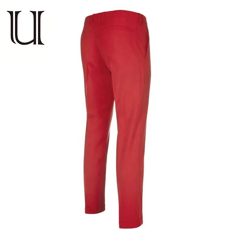 New design red colours sexy wedding pants coats punjabi picture for men wedding suits