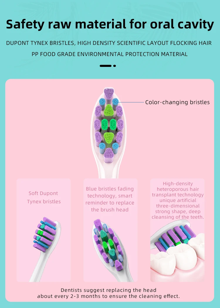 IPX7 USB Fast Charge Charging Automatic Vibrate Dental Electrical Electronic Electric Tooth Brush Toothbrush