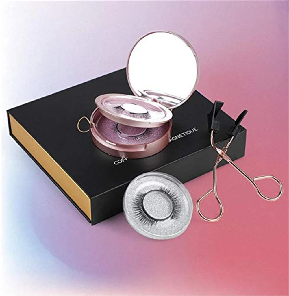 2020 wholesale Newest 3d magnetic eyelashes best selling magnetic eyelashes and eyeliner magnet eyelashes