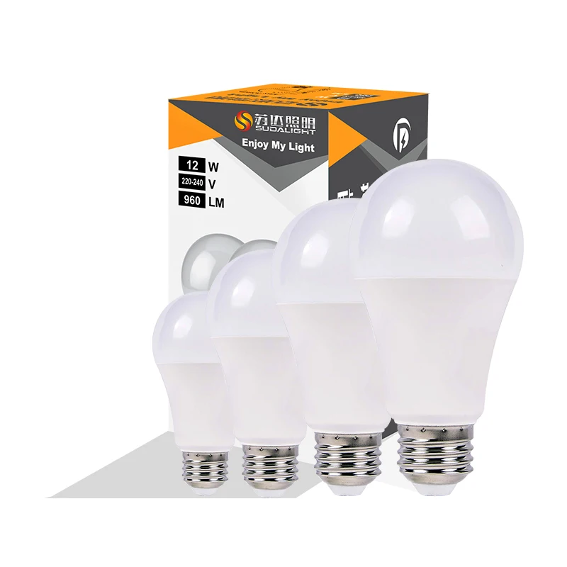 NEW ERP SKD plastic A60 led lamp light led spot daylig 5w 7w 9w 12w 15w 18w e27 e26 110v 220v spare parts raw material led bulb