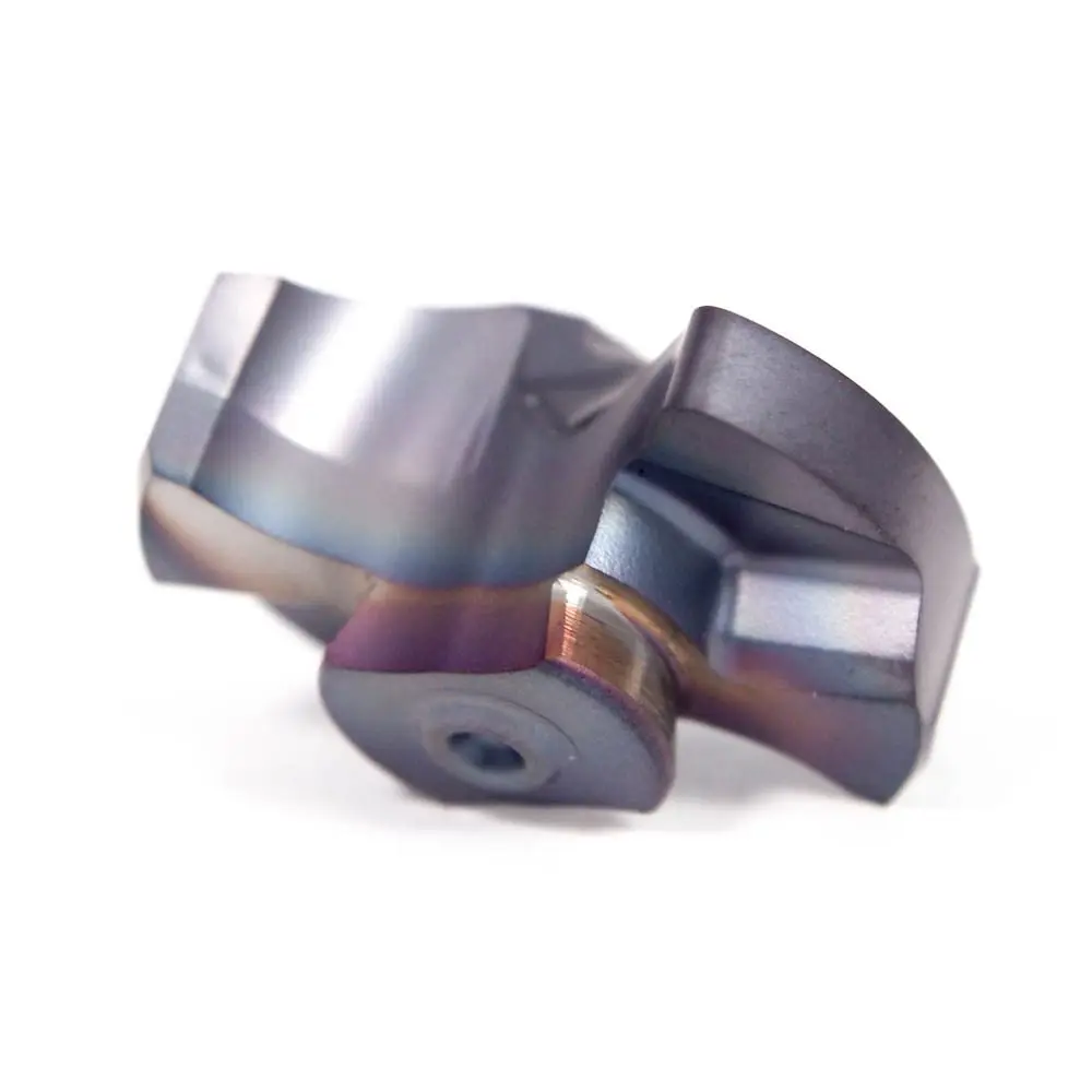 Cemented carbide spade drill insert