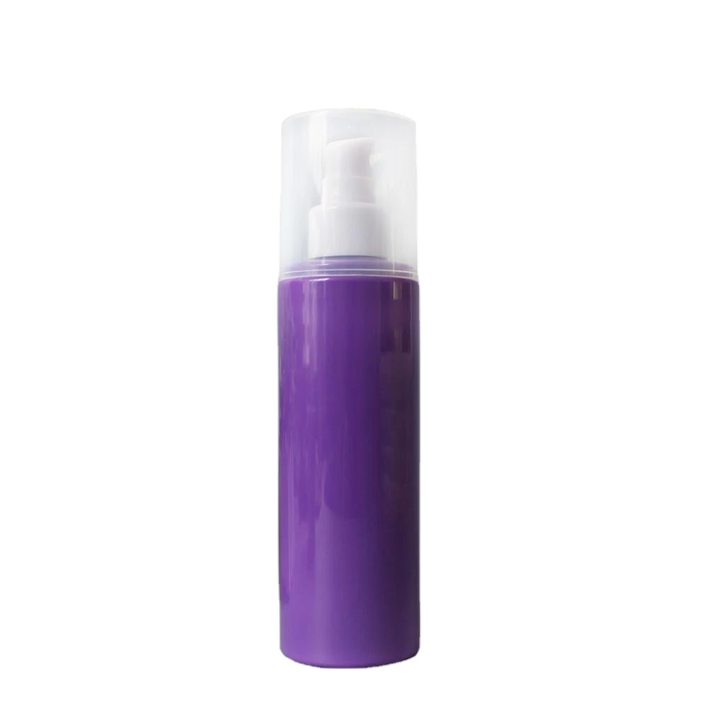 200ml purple bulk empty plastic pet lotion pump bottles