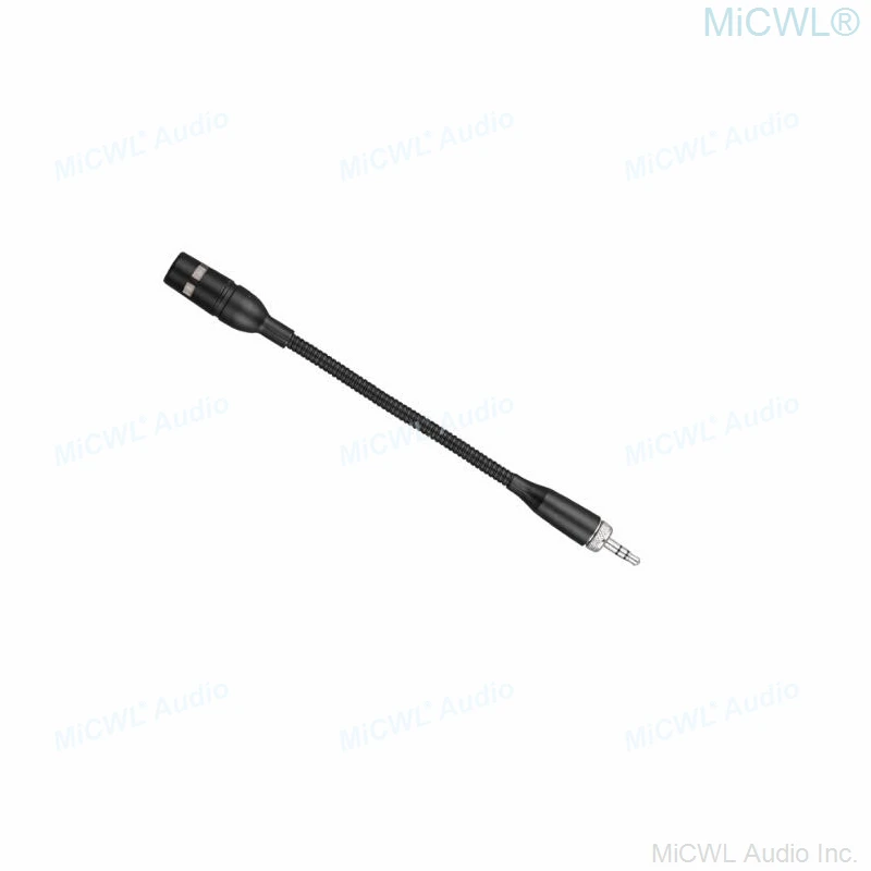 Portable Gooseneck Interview Music Instrument Cardioid Microphone For EW SK100 300 500 G2 G3 G4 G5 BodyPack Transmitter