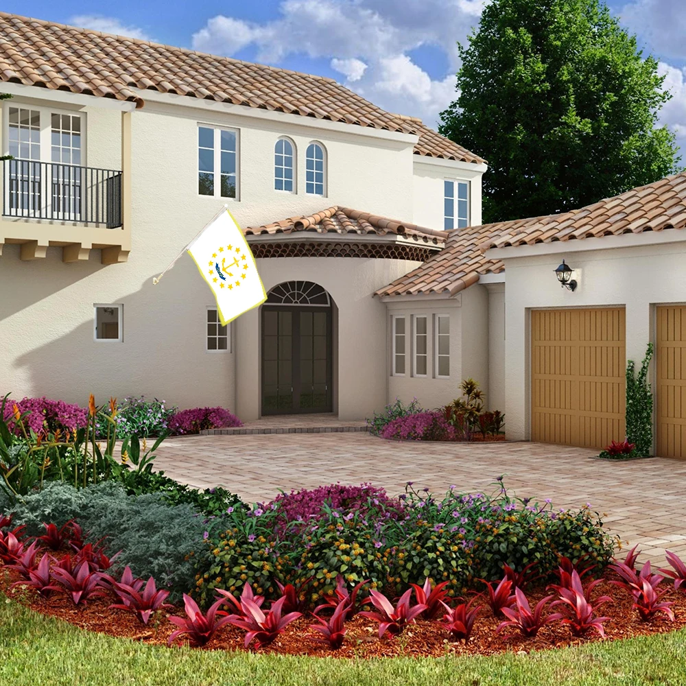 The Embroidery Banner 2024 3X5 FT Rhode Island Flag