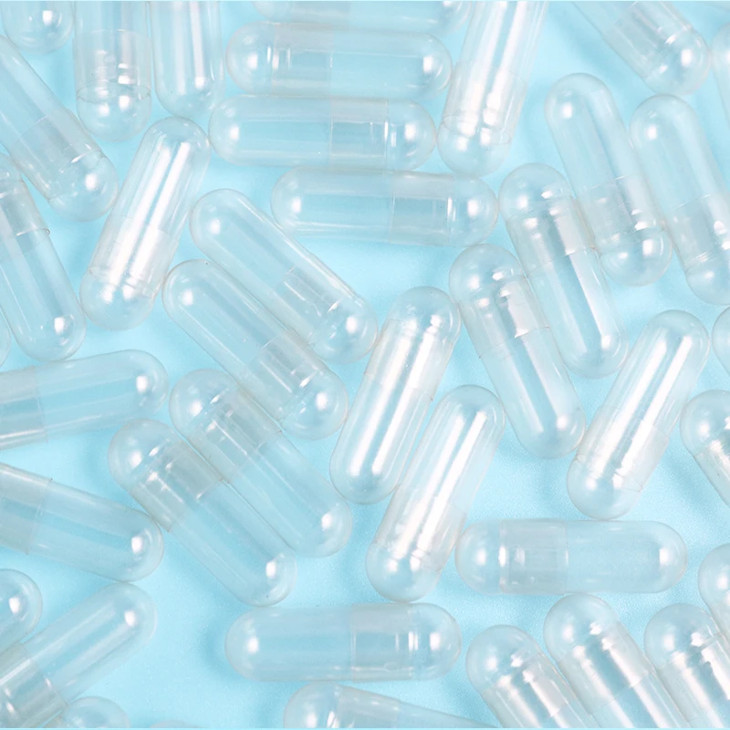 99.99% скорость наполнения Size000 00 0 1 2 прозрачные вегетарианские пустые капсулы