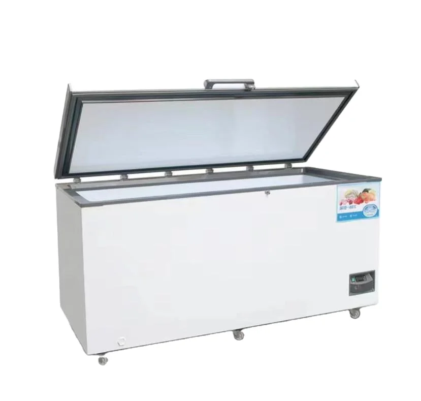 Big Size 500L Chest Freezer Stylish Design Single Door Top Open Freezer