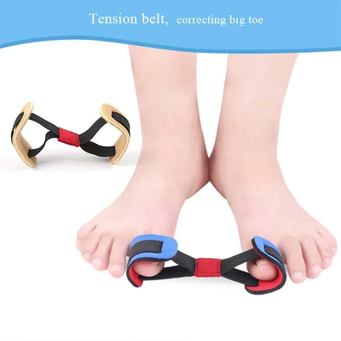 Melenlt Sports Training Belt Elastic Hallux Valgus Corrector Gel and Silicone Big Toe Straightener for Bunion Stretching
