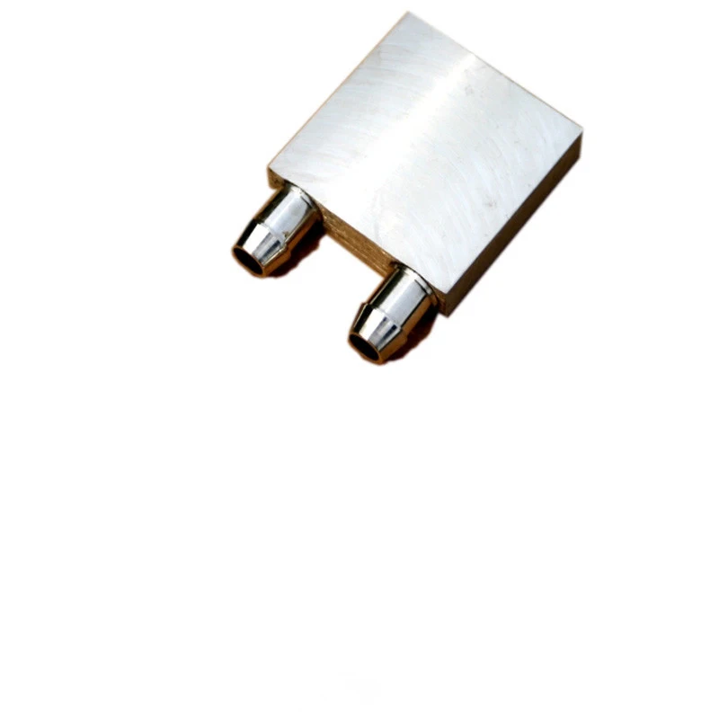 Aluminum Alloy Water Cooling Block 40 80 120 160mm For PC Lap CPU Liquid Cooler Silver System Heat Sink