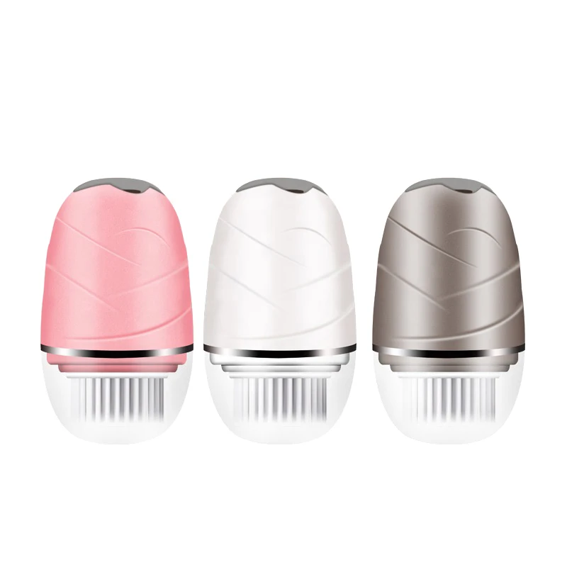 3 in 1 Customize waterproof facial cleansing brush portable electric beauty equipment facial wash brush with mini body