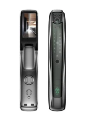 SMARTEK i10 3D Face Recognition Autoclose Fingerprint Digital Electronic Camera Tuya APP Wi-Fi Smart Door Lock with Eye Scanner