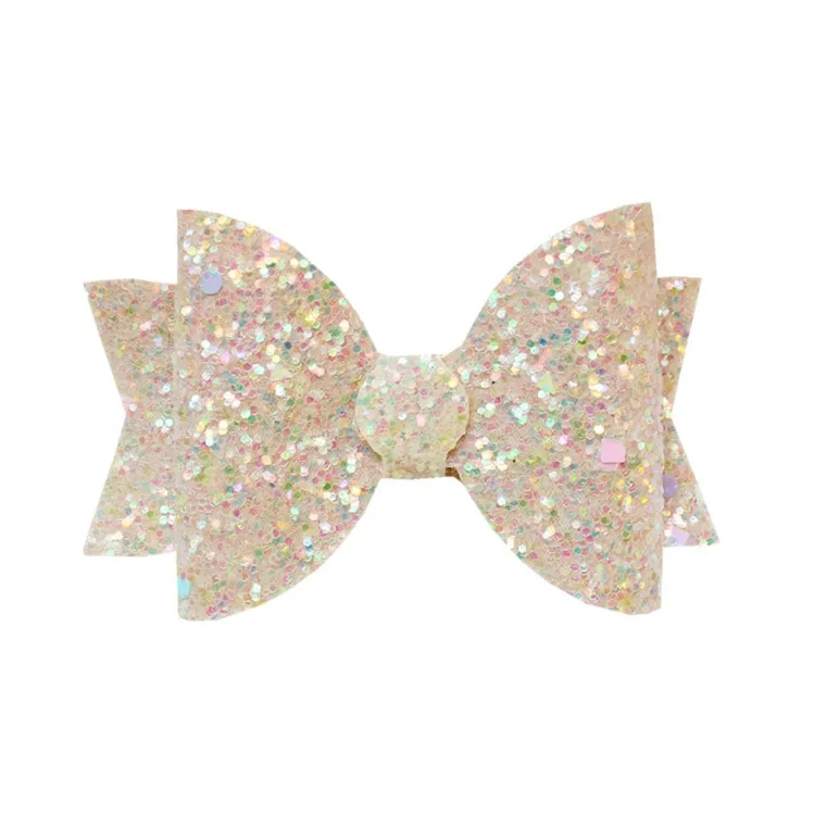 Блестящий галстук-бабочка для волос, аксессуар для волос для вечеринок, заколка для волос для девочек