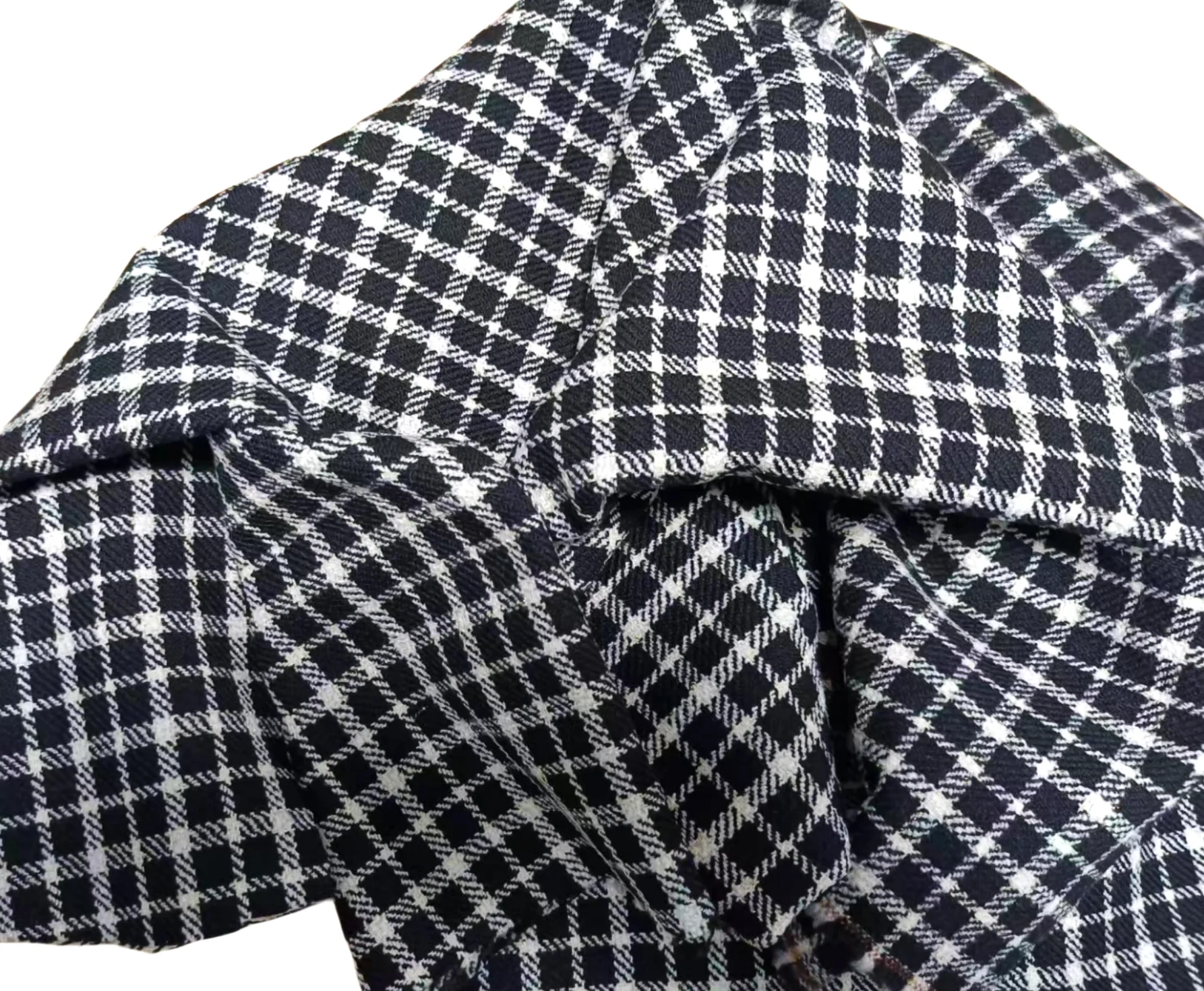 Woolen fabric Wholesale  double-sided tweed for women men boy gril jackets coats winter collection