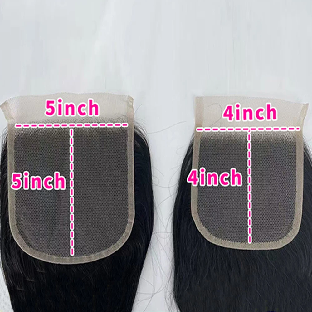 3 bundles with closure straight Brazilian Hair With straight Brazilian Hair Lace Frontal Closure DHL Free Shipping