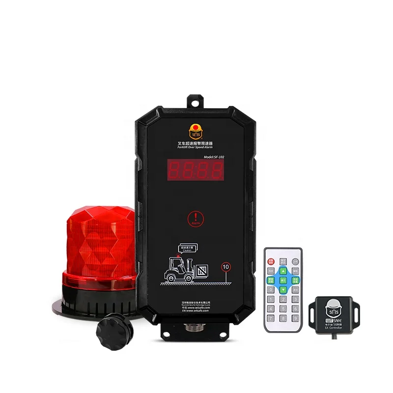 Forklift overspeed alarm safety device speed control forklift speed limiter in warehouse