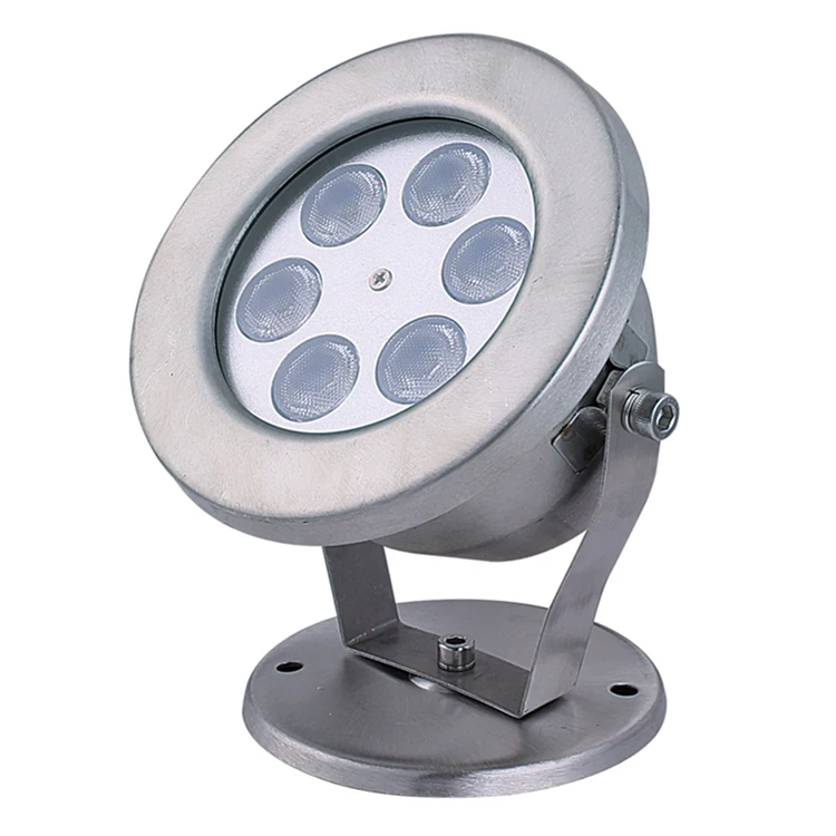 waterproof stainless steel Submersible RGB led swimming pool lamp fountain ip68 underwater led lights for fountains