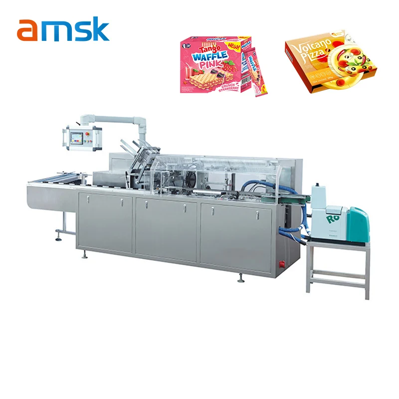 Small Automatic Horizontal Carton Packing Machine for Food Beverage Glass Wood Paper Packaging Pouch Type Cartoning Pump