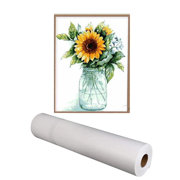 200gsm custom size glossy water based wall painting design paper professional