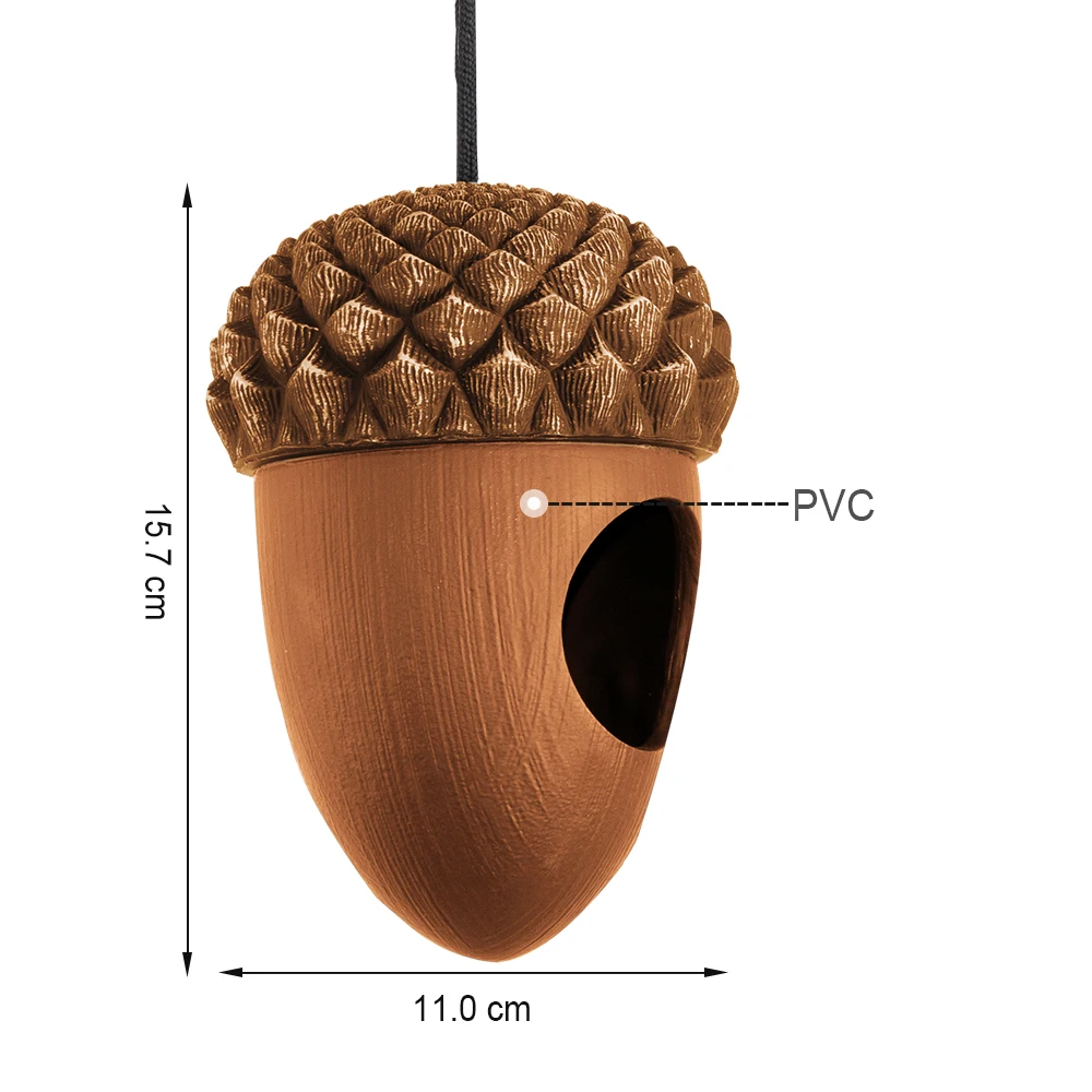 Esschert Design FB532 Customized new design Acorn shape squirrel stopper for wild cute bird feeder for outdoor