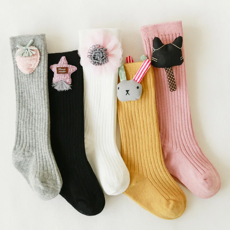 Uron Wholesale Custom Combed Cotton Winter Socks Kid Smart Baby Socks