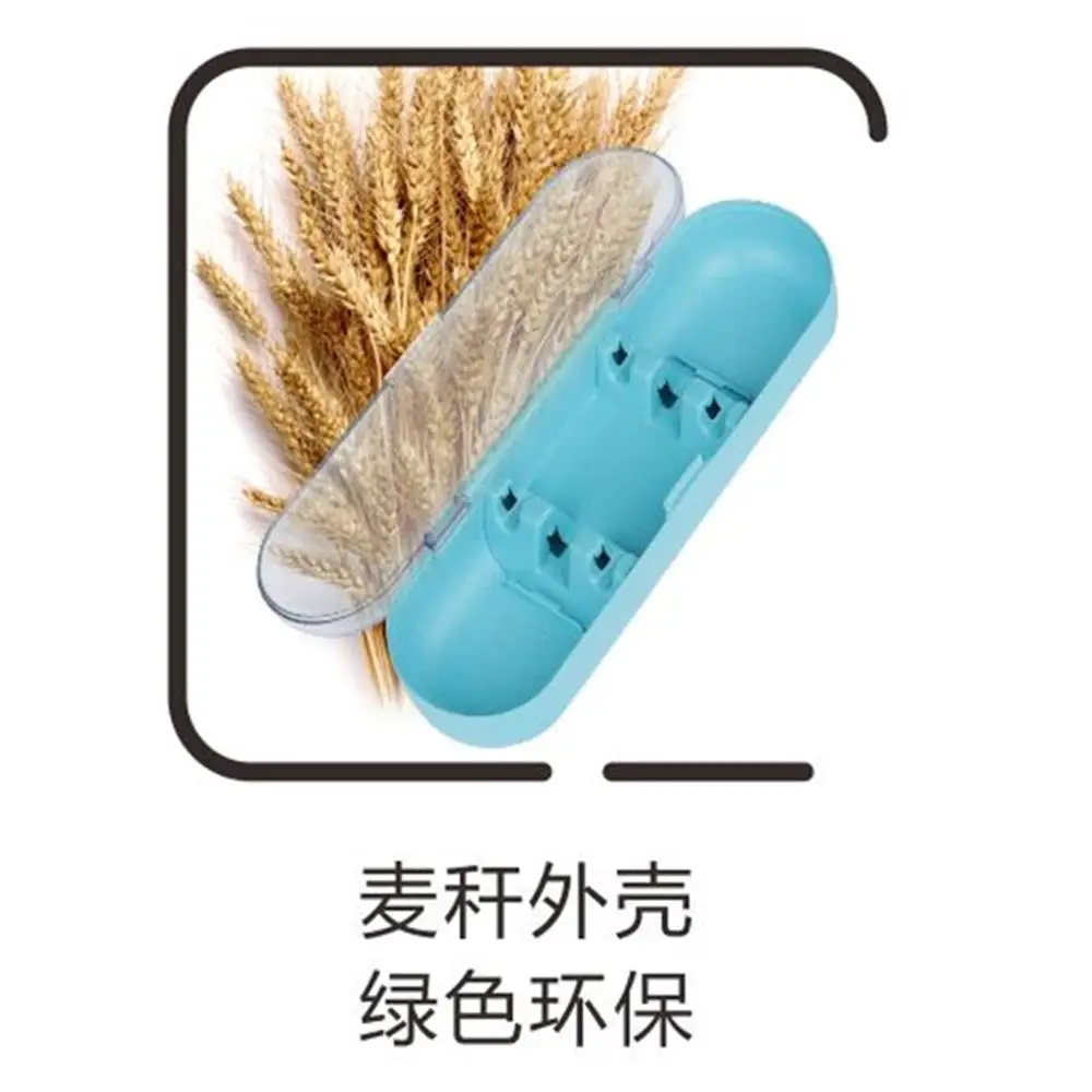 Wheat straw fiber Eco-friendly shell cutlery kit 304#stainless steel spoon and chopsticks set travel sets