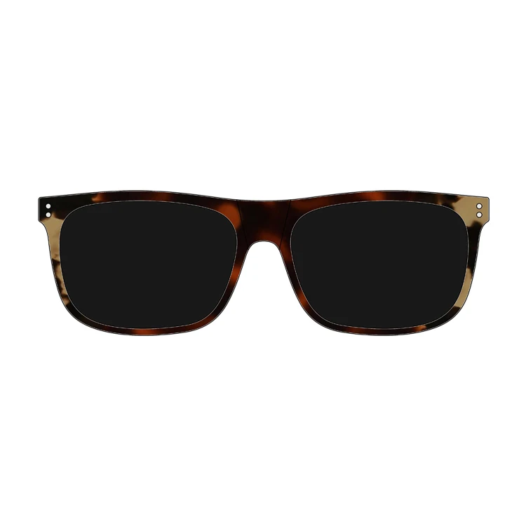 Classic Fashionable Sun Glasses Double Bridge G15 Polarized Sunglasses Flexible Eyewear