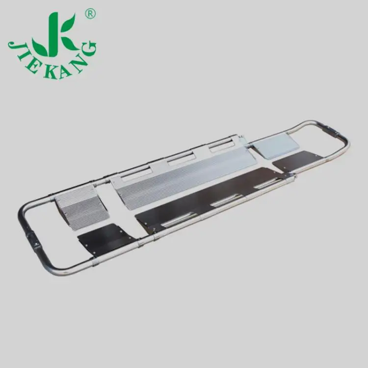 Wholesale Different Sizes Aluminum Alloy Detachable Hospital Rescue Folding Scoop Stretcher