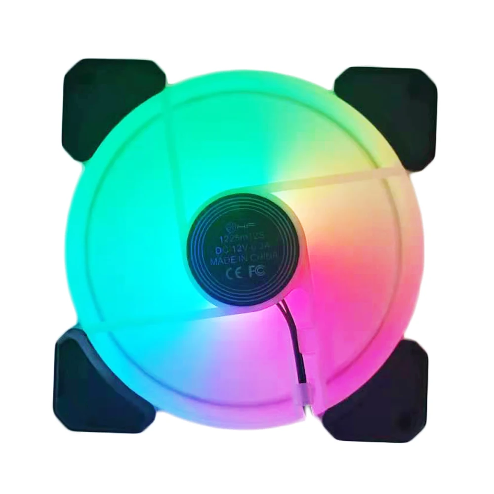  Бесшумный Компьютерный Вентилятор с изменением цвета rgb 12