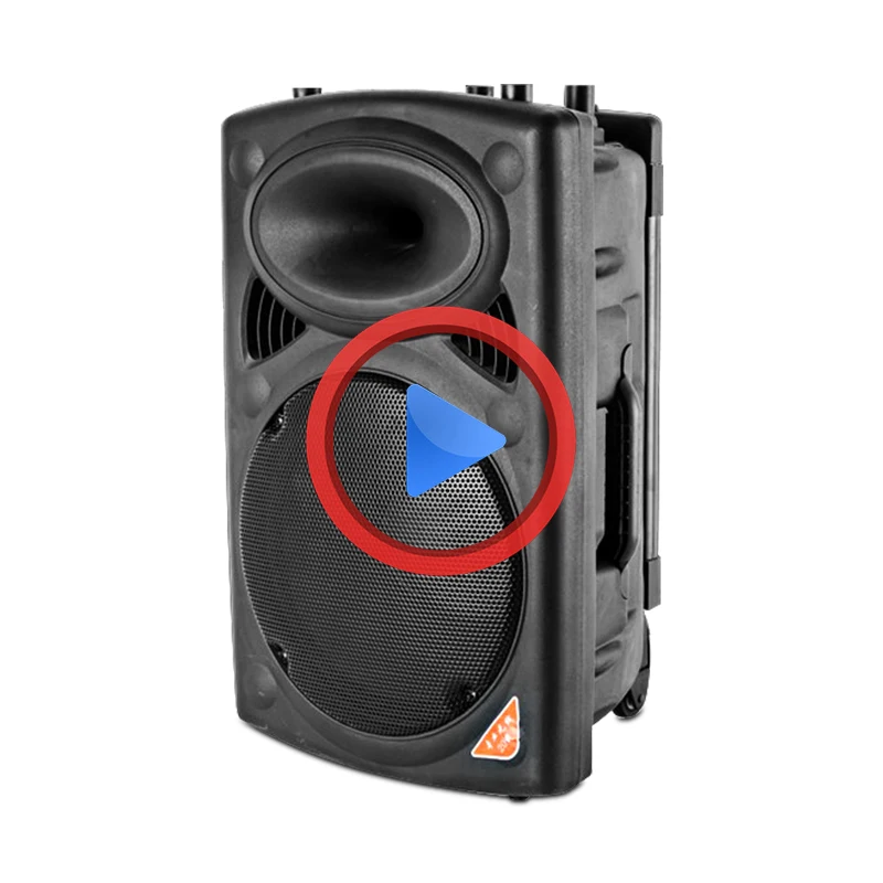 Беспроводной передвижной усилитель Па