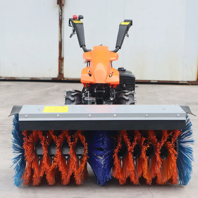 Multi-functional Diesel  Mini Snow Blower Machine Hydraulic Popular Snowplows  Walk Behind Snow Removal Machine Price