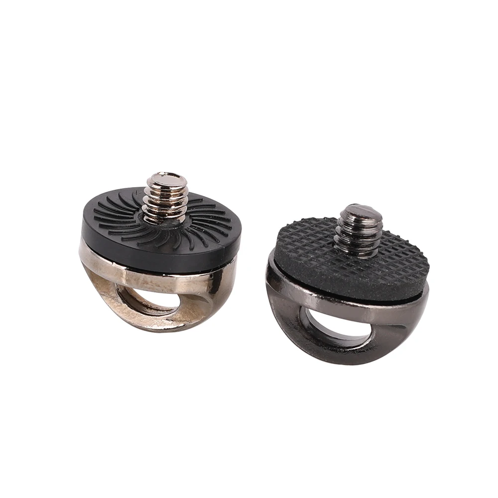 Slamoe F034 Camera strap screw standard 1/4 Inch screw plaid adapter mount set for Gopro camera quick release plate