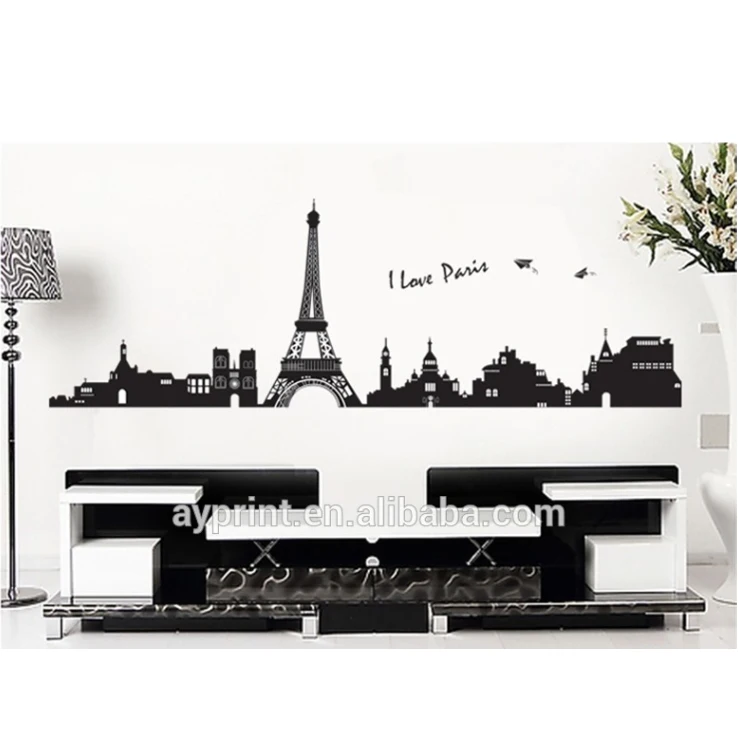 
 AY935 i love Paris настенная наклейка adesivo parede wandsticker Настенная Наклейка Настенная роспись Настенная Наклейка  