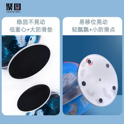 New Style Durable Small Plastic World Map