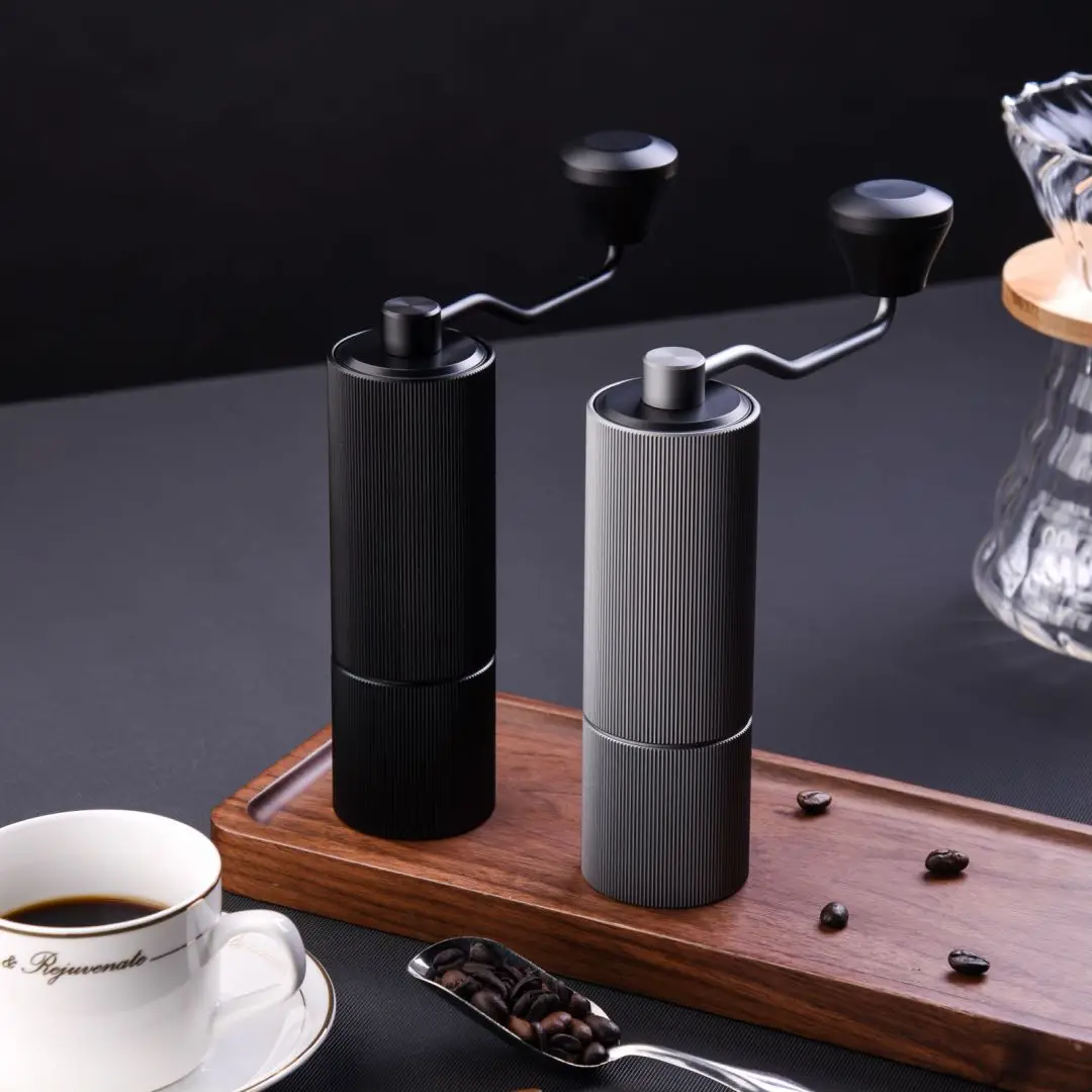 New Hand Crack Coffee Grinder Stainless Steel Conical Burr Hand Manual Coffee Grinder Mills