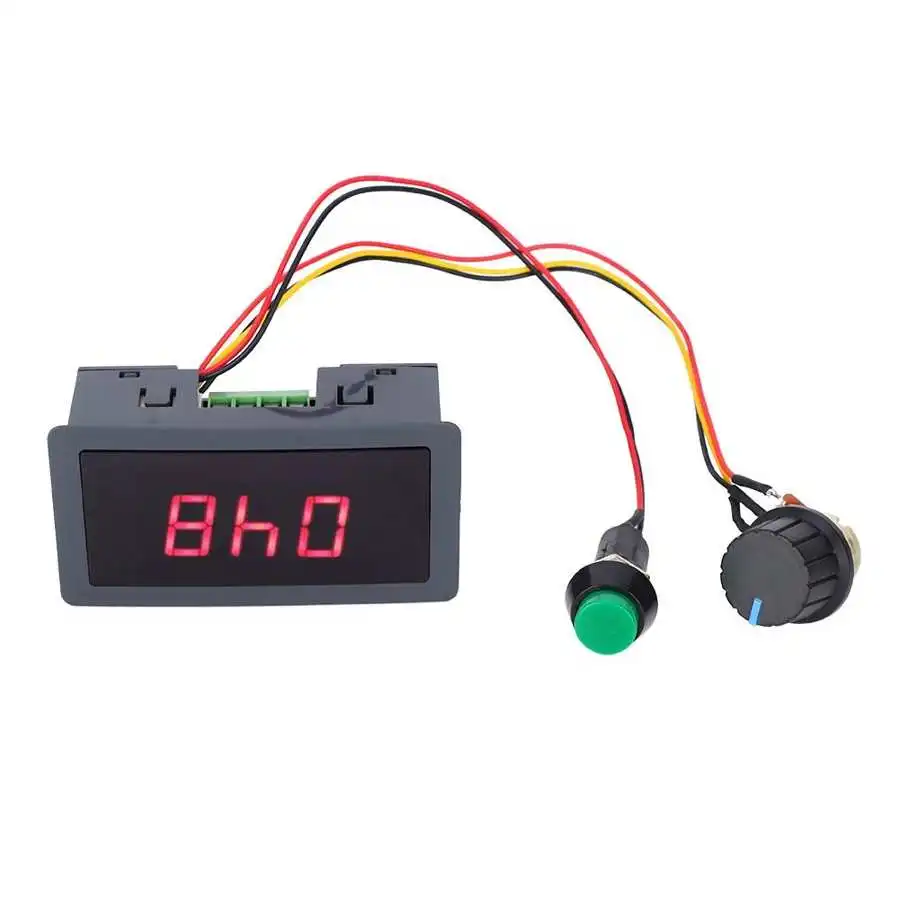 CCM5D Digital Display PWM DC Motor Governor Speed Regulator 6V 12V 24V 6A 8A 0~100% Adjustable Stepless Switch