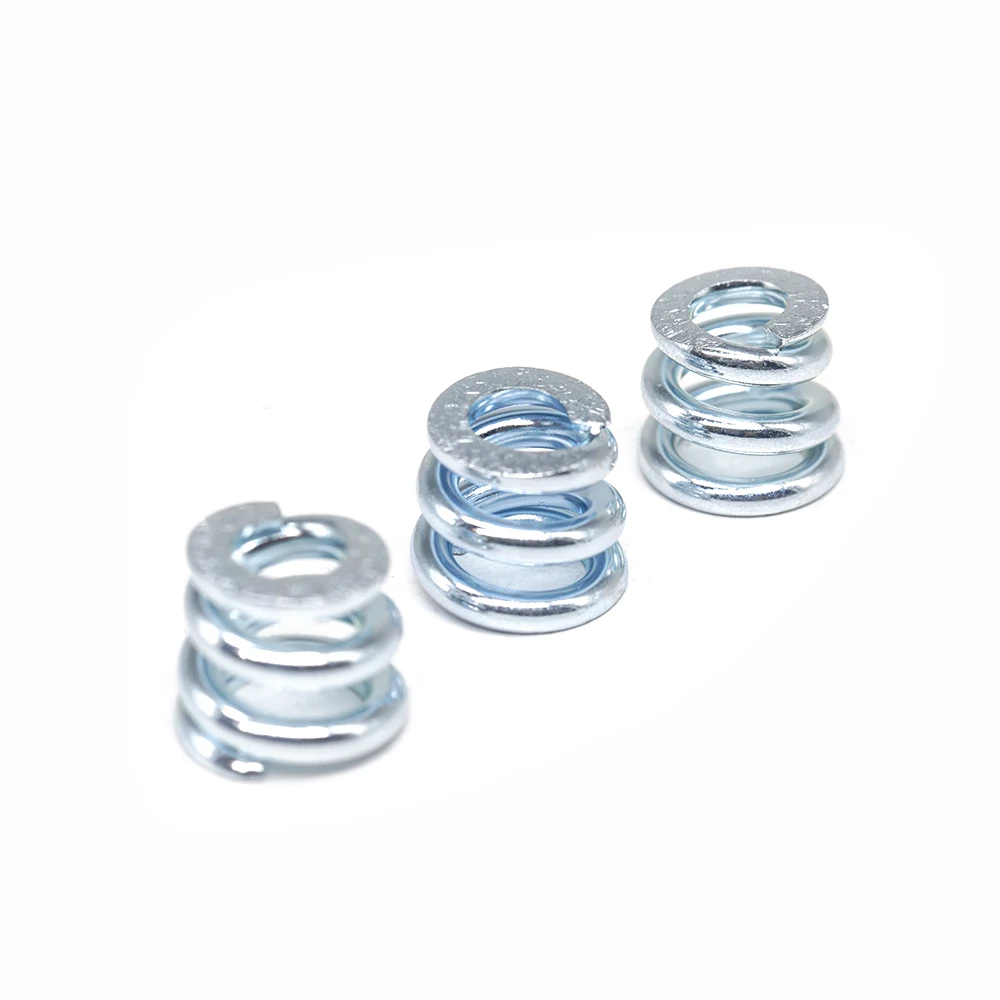 spring manufacturer OEM Custom stainless steel compression spring machine  Galvanized Spiral Spring with Brushed Both Ends