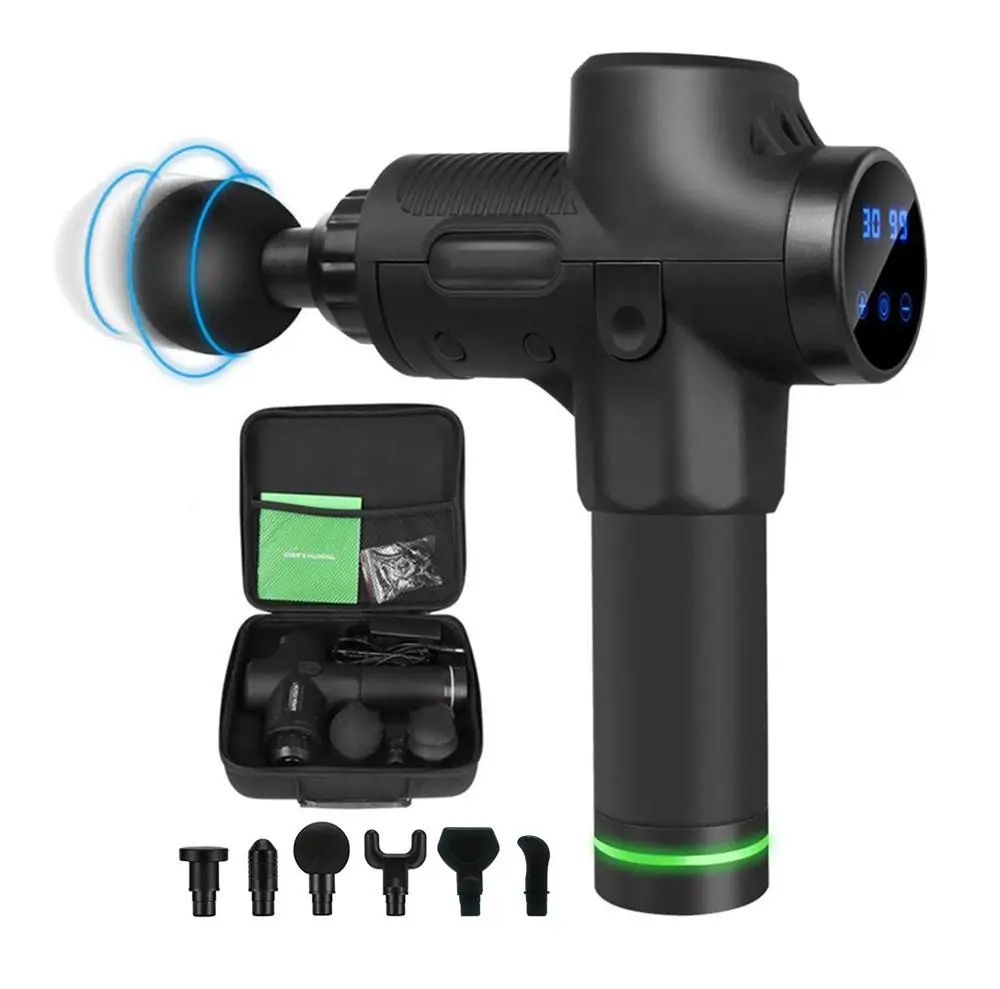 Meresoy Body Deep Tissue Vibration Massager Gun With Function Massage Machines Full Back and Neck Equipment
