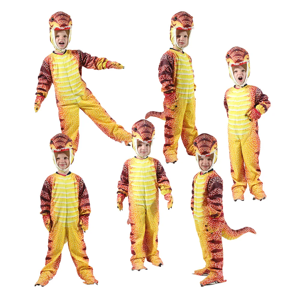 Wholesale Lifelike Walking Dinosaur Inflatable Plush Mascot Costume Kids